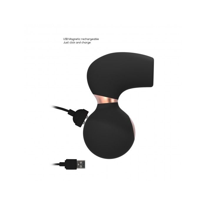 Estimulador de Clitóris Recarregável Invicible Irresistible Preto 3