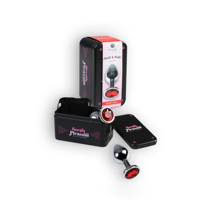 Plug Anal Secret Play M Vermelho Secret Pleasure
