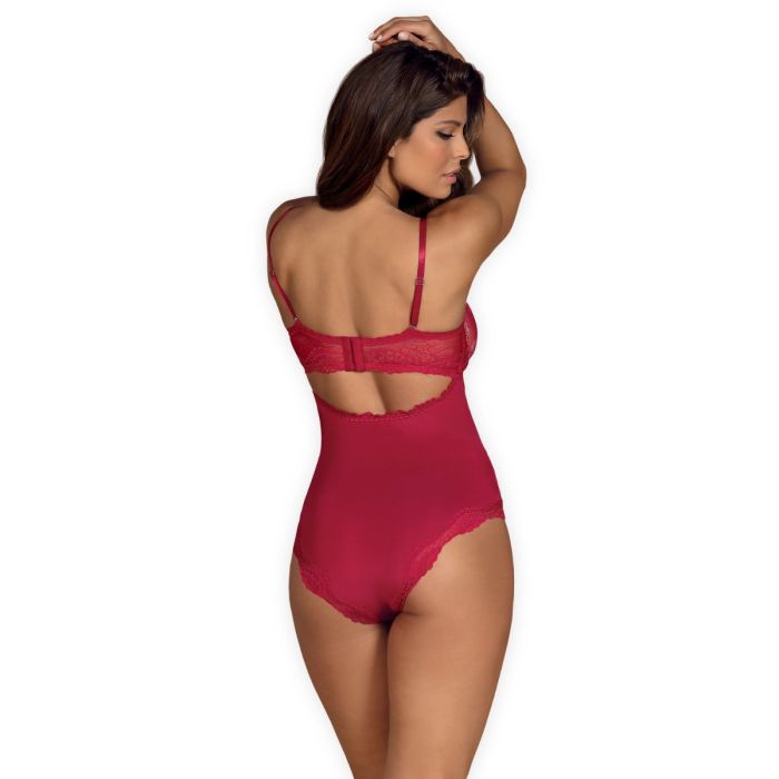 Body Rosalyne Obsessive Bordô Trás