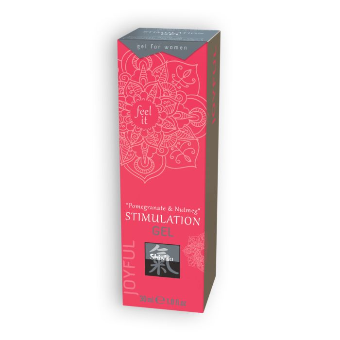 Gel Estimulante Shiatsu Stimulation Romã & Noz Moscada P/ Mulher (30 ml) Caixa