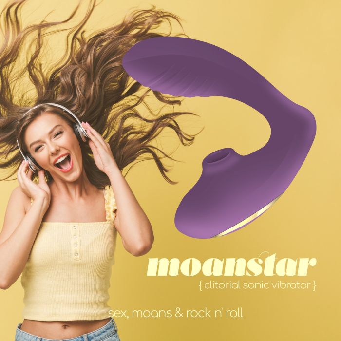 Estimulador Clítoris Recarregável Cushious Moanstar Promo