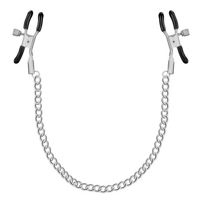 Pinças P/ Mamilos Silver Nipple Chain Clamps Crushious