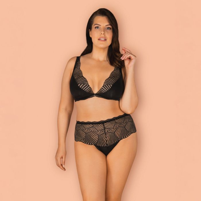 Conjunto Klarita Tamanho Queen Obsessive Preto Frente