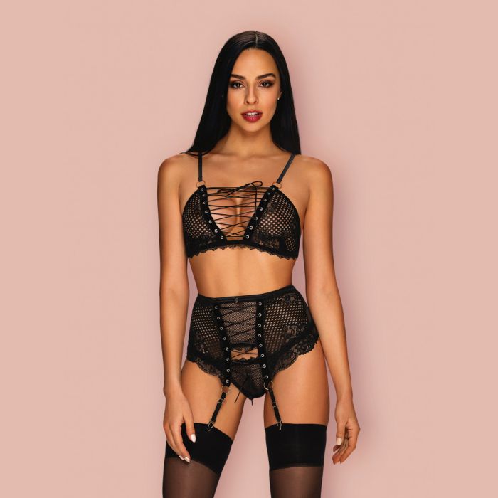 Conjunto Basitta Obsessive Preto Frente