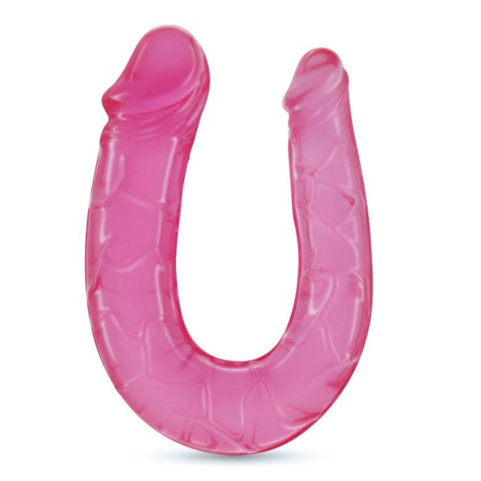 Deep Diver Dildo Duplos C/ Lufricante Anal Crushious Rosa (50ml)