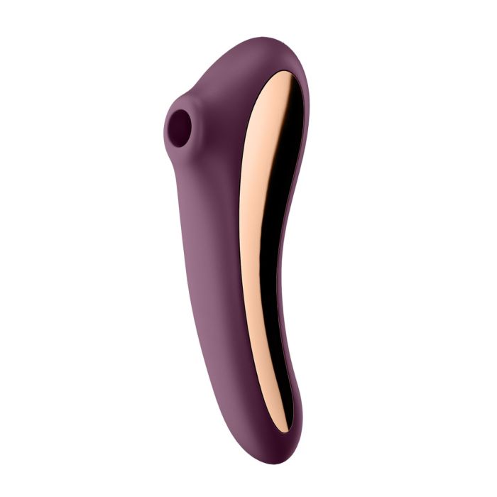 Vibrador Recarregável Dual Kiss Satisfyer Bordeaux
