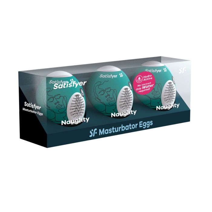 Pack de 3 Masturbador Masturbator Egg Naughty Satisfyer
