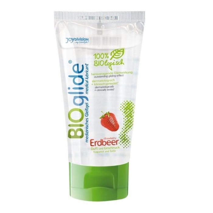 Gel Lubrificante Bio Glide Morango (80 ml)