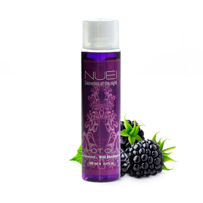 Óleo de Massagem C/ Efeito Calor Amora Selvagem Hot Oil Nuei (100 ml)