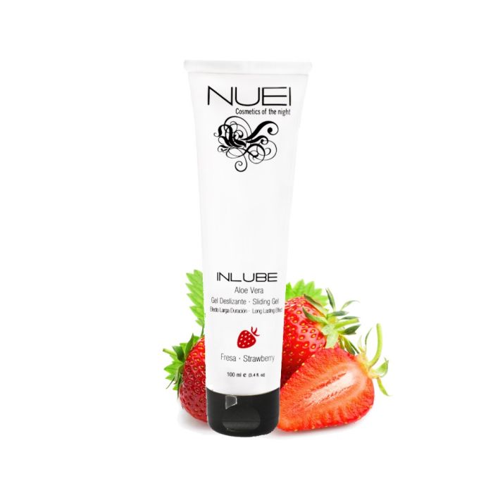 Lubrificante à Base de Água Morango Inlube Nuei (100 ml)