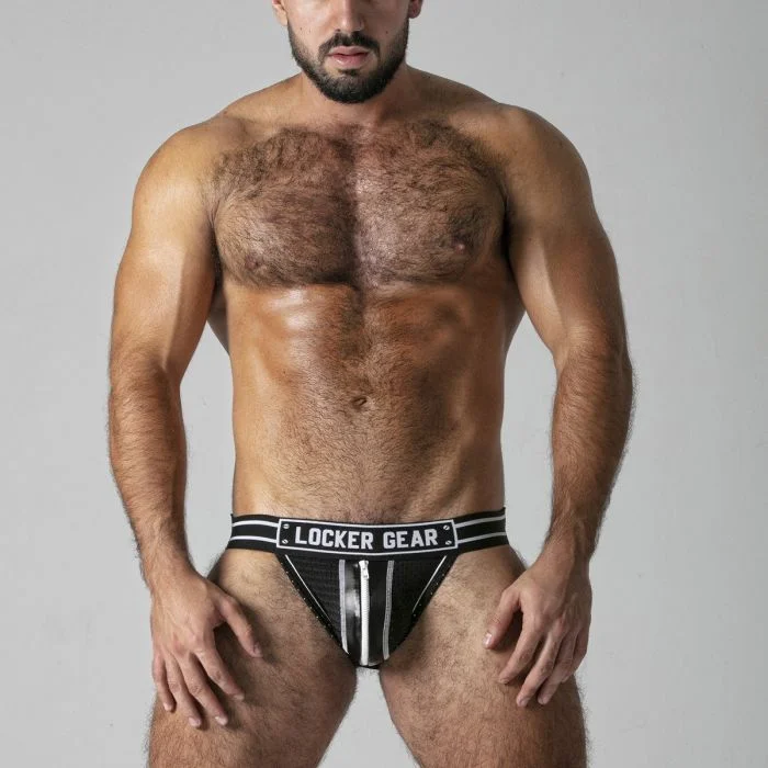 JockStrap Massive Rude Locker Gear Branco Frente