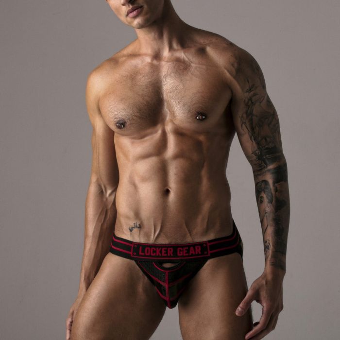 JockStrap Watch Ir Hard Locker Gear Vermelho Frente
