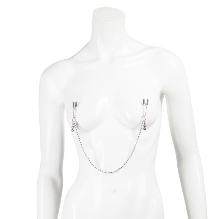 Pinças P/ Mamilos At My Mercy Beaded Chain Nipple Clamps 50 Shades Of Grey Darker 2
