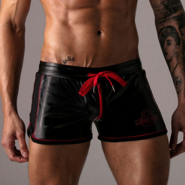Calção Massive Rude Locker Gear Vermelho Frente