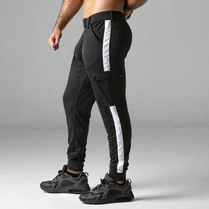Jogger Look at Side Locker Gear Branco Lateral