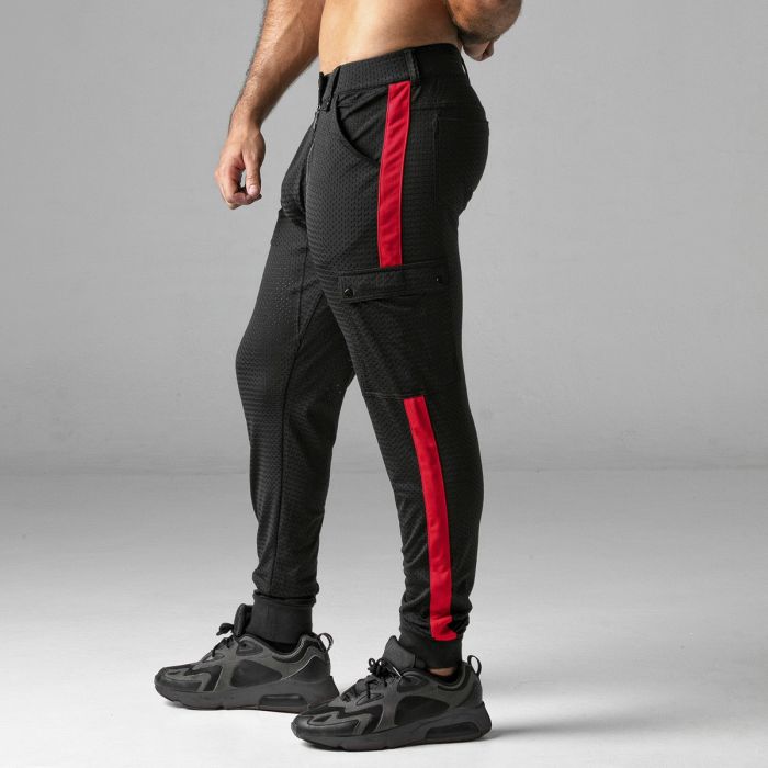 Jogger Look at Side Locker Gear Vermelho Lateral