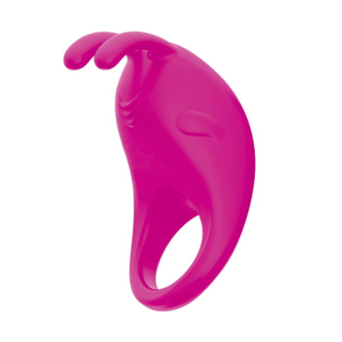 Anel Vibratório Recarregável Amoressa Brad Rosa