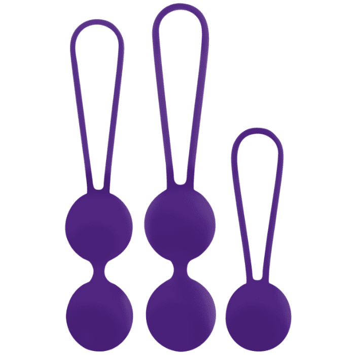Conjunto de Bolas Vaginais Amoressa Osian Set Púrpura