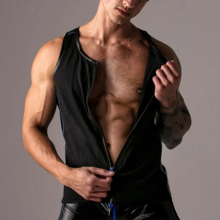 Colete Massive Rude Locker Gear Azul Frente