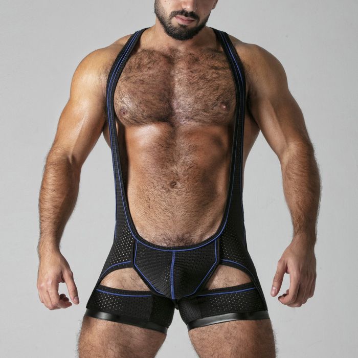 Singlet Watch It Hard Locker Gear Azul Frente