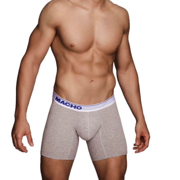 Boxer MC087 Macho Cinzento Frente