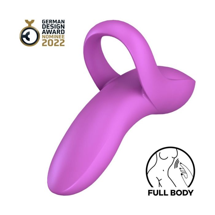Vibrador de Dedo Recarregável Satisfyer Bold Lover Roxo
