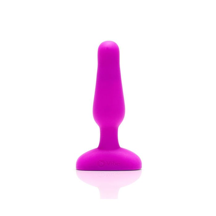 Plug Anal Recarregável C/ Comando B-Vibe Novice Rosa 1