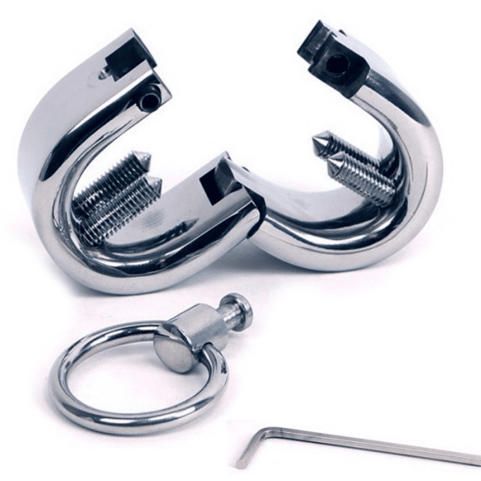 Pulseira de Metal Testicular Metal Hard Ovard Kalis Teeth Testicle Bracelet 2