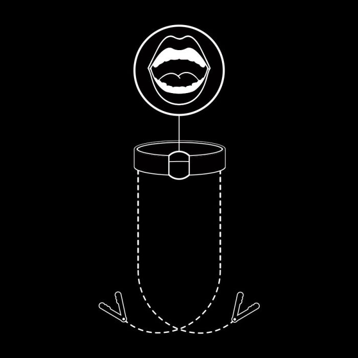 Mordaça C/ Pinças P/ Mamilos Fetish Fantasy Submissive O Ring Gag & Nipple Clips