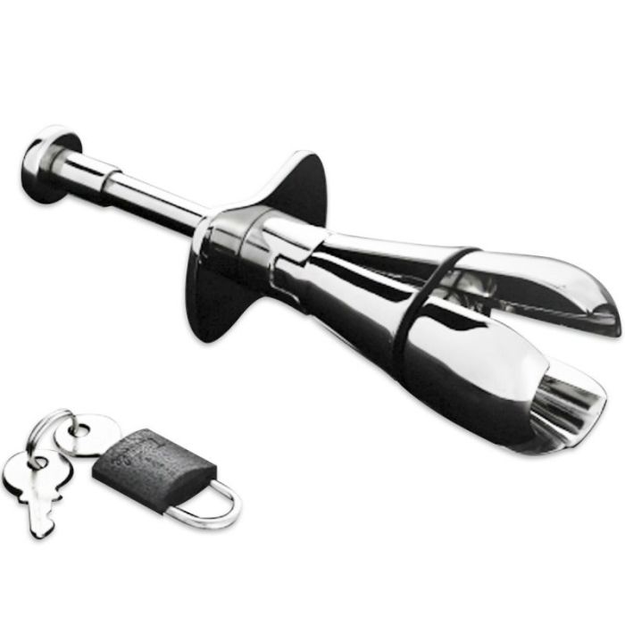 Plug Anal Metal Hard Deluxe Anal Locking Plug