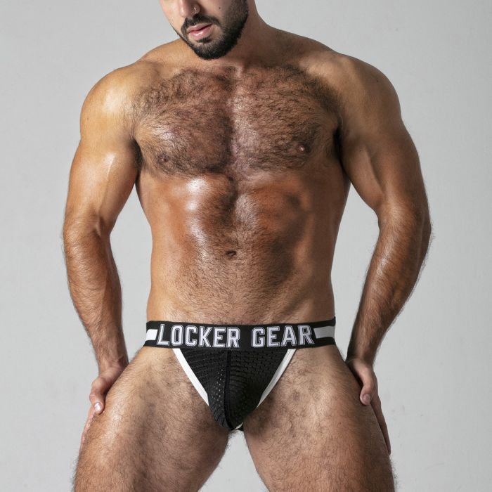 JockStrap Push It Locker Gear Branco Frente