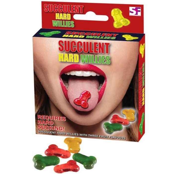 Rebuçados em Forma de Pénis Succulent Hard Willies