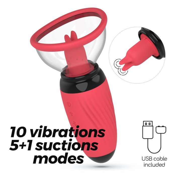 Estimulador Recarregável Bomba Vulvar Scarlet Crushious
