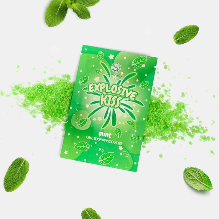 Rebuçados de Estalidos Secret Play Explosive Kiss Menta