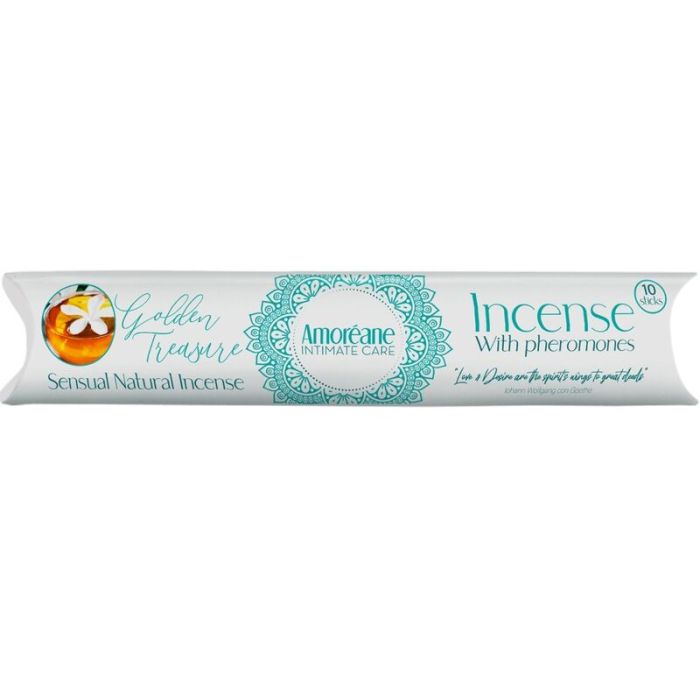Incenso Amoréane Golden Treasure C/ Feromonas Aroma Jasmim