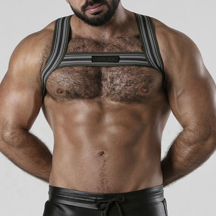 Arnês Corporal Backroom Harness Locker Gear Caqui