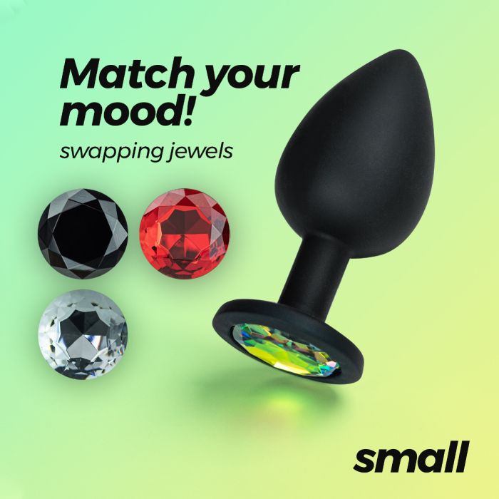 Plug Anal Crushious Camileo C/ 4 Joias Intercambiáveis Pequeno
