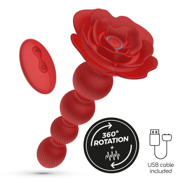 Plug Anal Rosaline Crushious C/ Rotação e Controlo Remoto