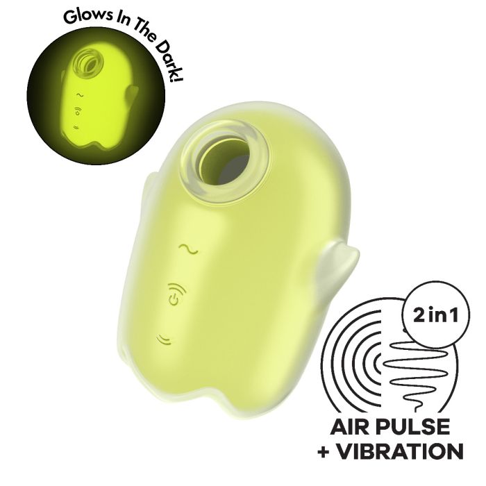 Estimulador Recarregável Glowing Ghost Satisfyer Amarelo