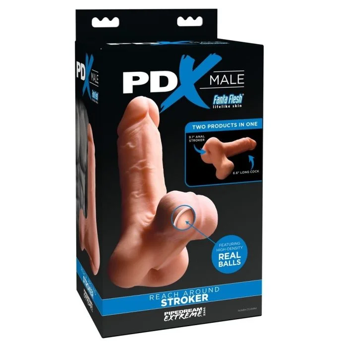 Masturbador PDX Male 2 em 1 Reach Around Stroker Caixa