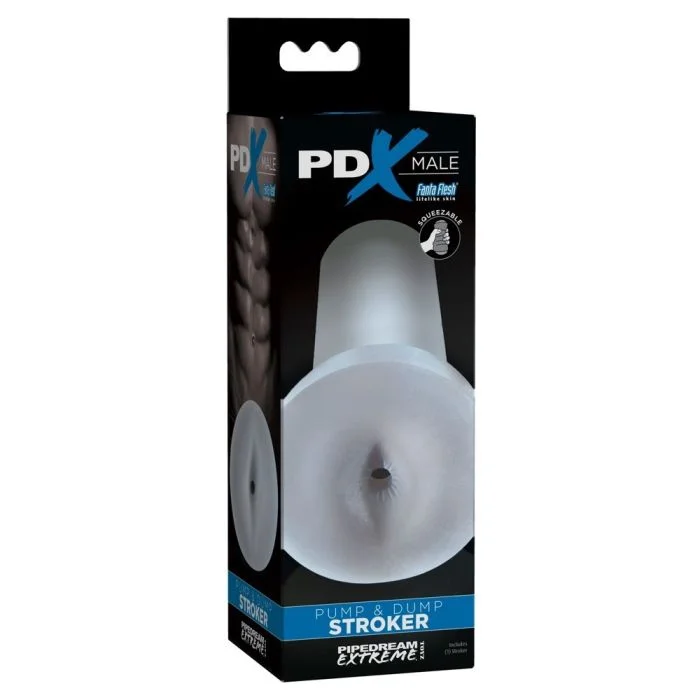 Masturbador PDX Male Pump & Dump Stroker Transparente Caixa
