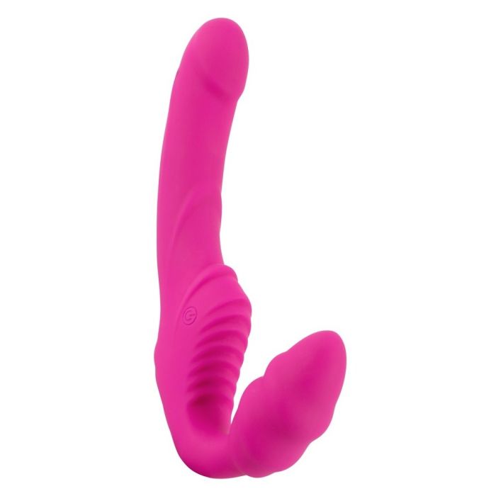 Vibrador Recarregável Duplo You2Toys Double Teaser Vibrating Strapless Strap-On C/ Contolo Remoto