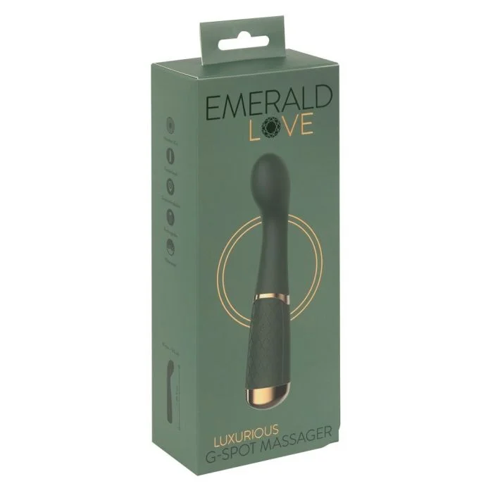 Vibrador Recarregável Emerald Luxurious G-Spot Massager Caixa