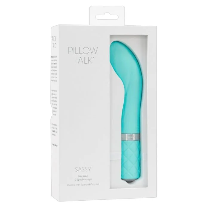 Vibrador Recarregável Pillow Talk Sassy Azul Caixa