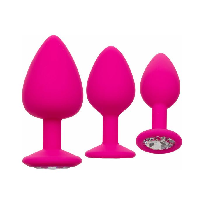 Conjunto Plugs Anais Calexotics Cheeky Gems Rosa