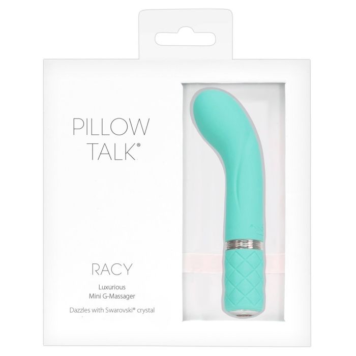 Vibrador Recarregável Pillow Talk Racy Luxurious Azul Caixa