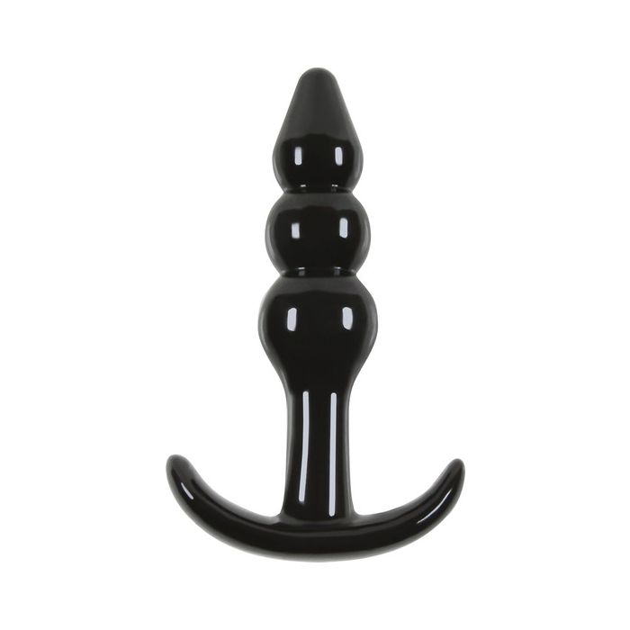 Plug Anal Jelly Rancher Ripple T-Plug Preto
