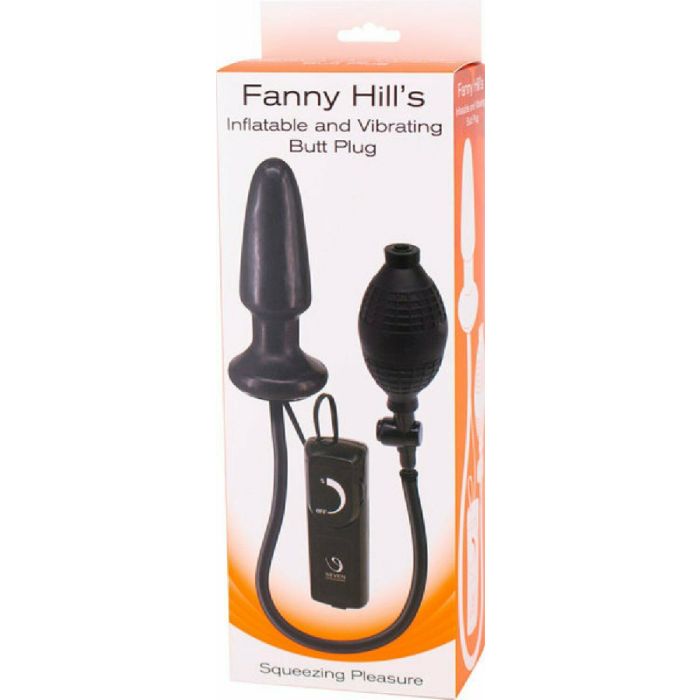 Plug Anal Insuflável Fanny Hill's ButtPlug Preto Caixa