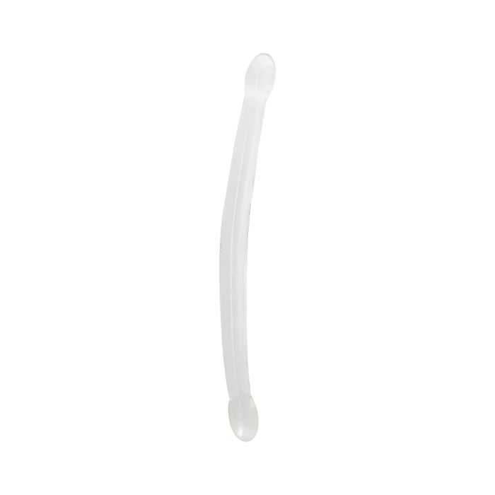 Dildo Duplo Crystal Clear 17