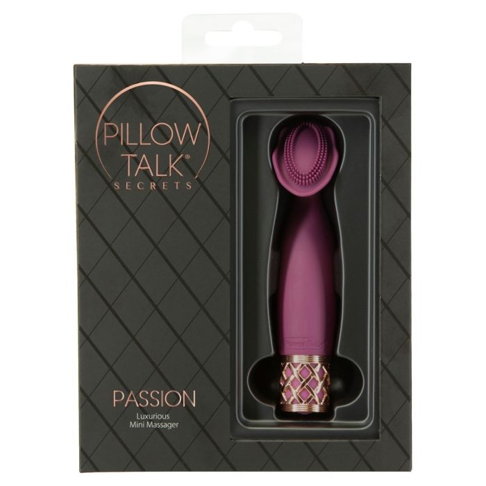 Mini Varinha Massajadora Pillow Talk Passion Roxa Caixa